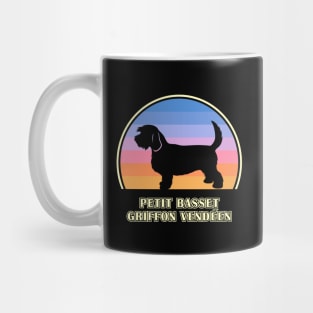 Petit Basset Griffon Vendeen Vintage Sunset Dog Mug